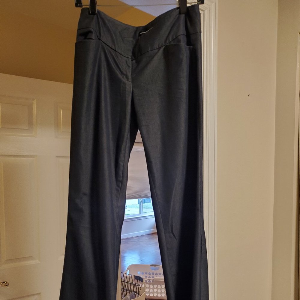 Dark Denim Color Express Editor Pants (Sz 2)